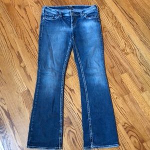 Silver Boot Cut Jean